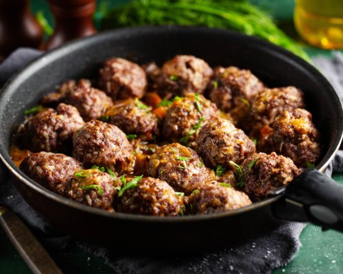 Pork and fennel meatballs