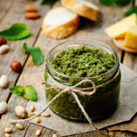Low waste broccoli pesto
