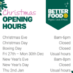 2024 christmas opening hours