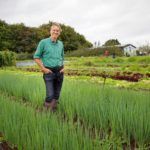 Phil at the community farm