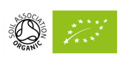 Soil Association and EU Organic logos