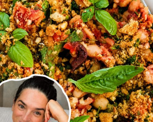 Elly Pear’s Chickpea ‘Puttanesca’ Style Salad